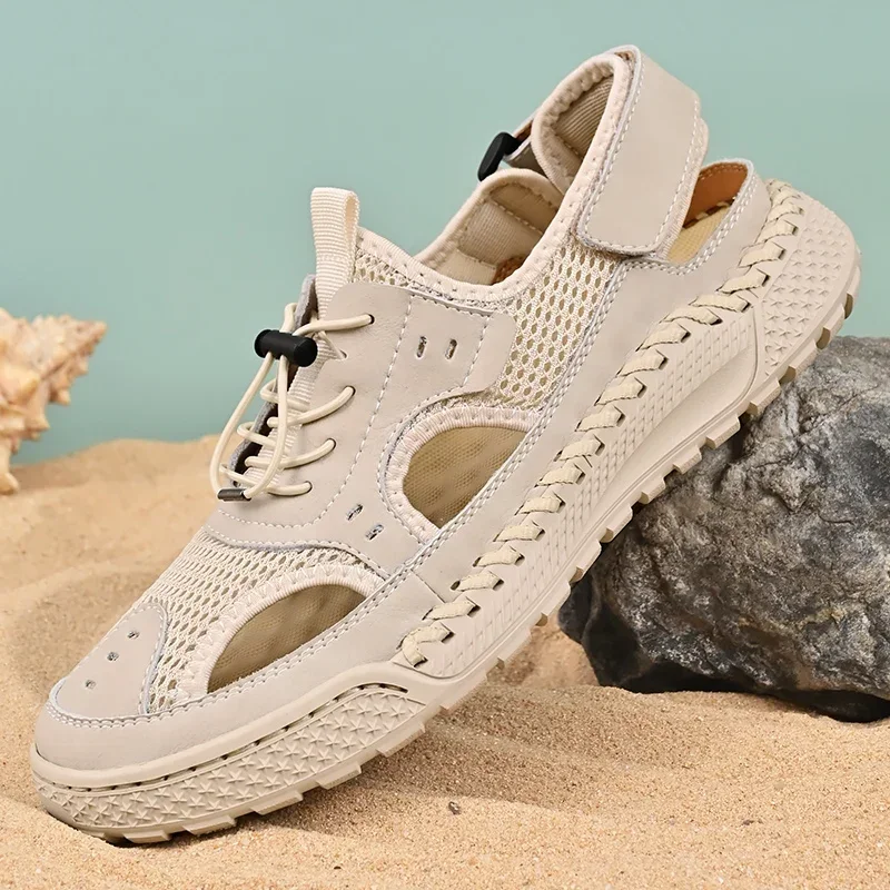 Snapback Hat Flat - Sandals Men Tide 2025 Summer New