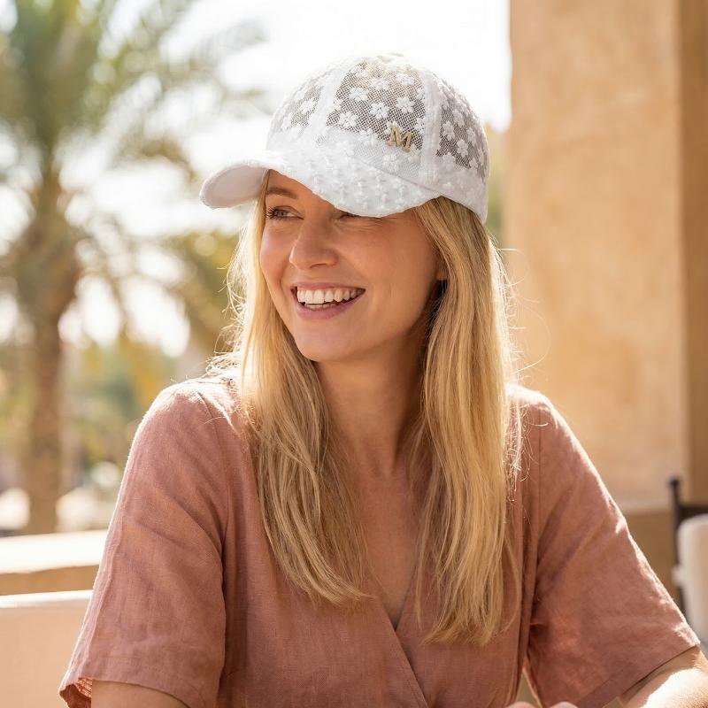 Adjustable Lace Flower Thin Ba - Baseball Cap Structured 评论和价格