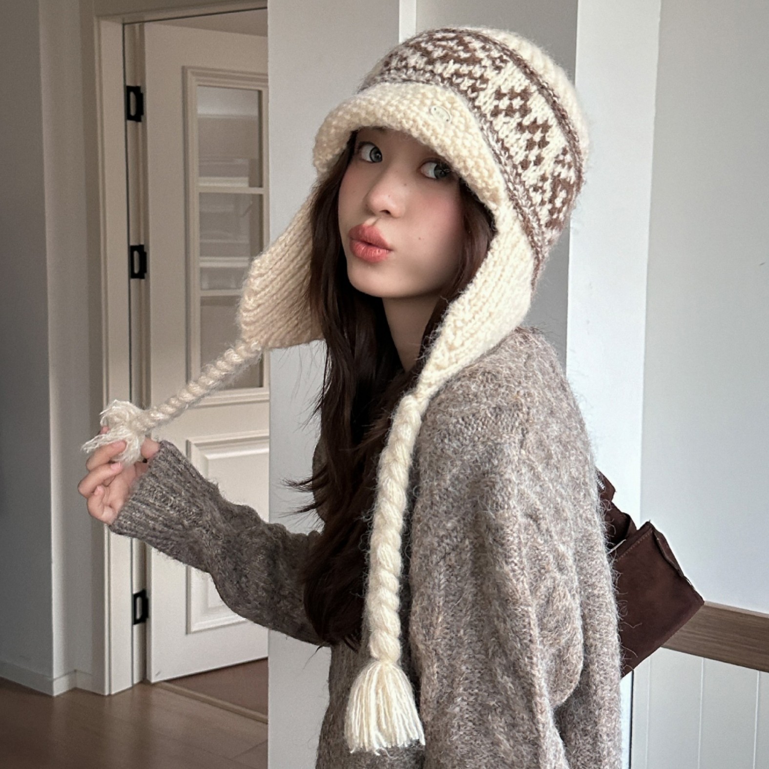 Winter Fair Isle Vintage Trapp - Trapper Hat Ear Flap 评论和价格