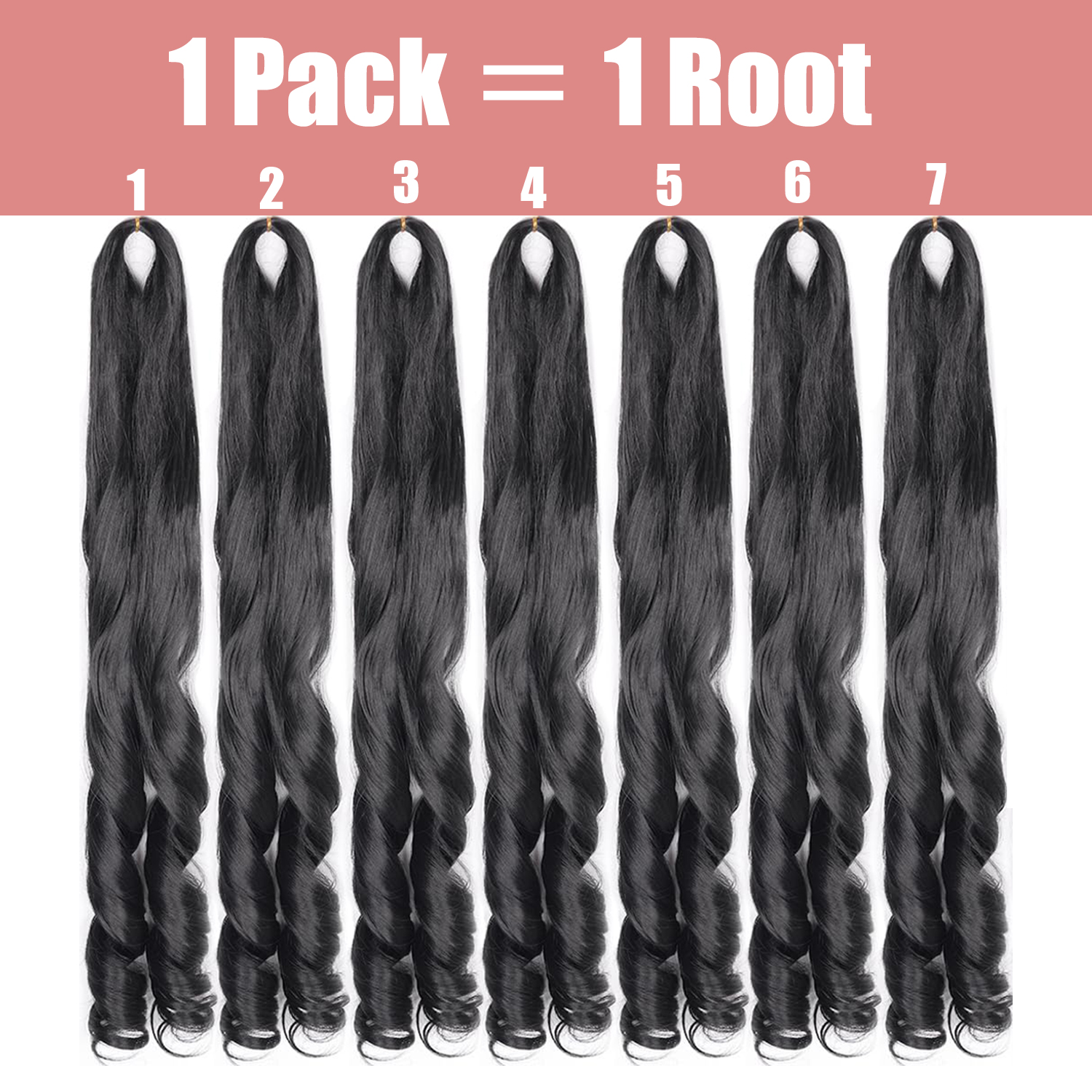 French Curly Braiding Hair 12/ - Beret French Wool 评论和价格