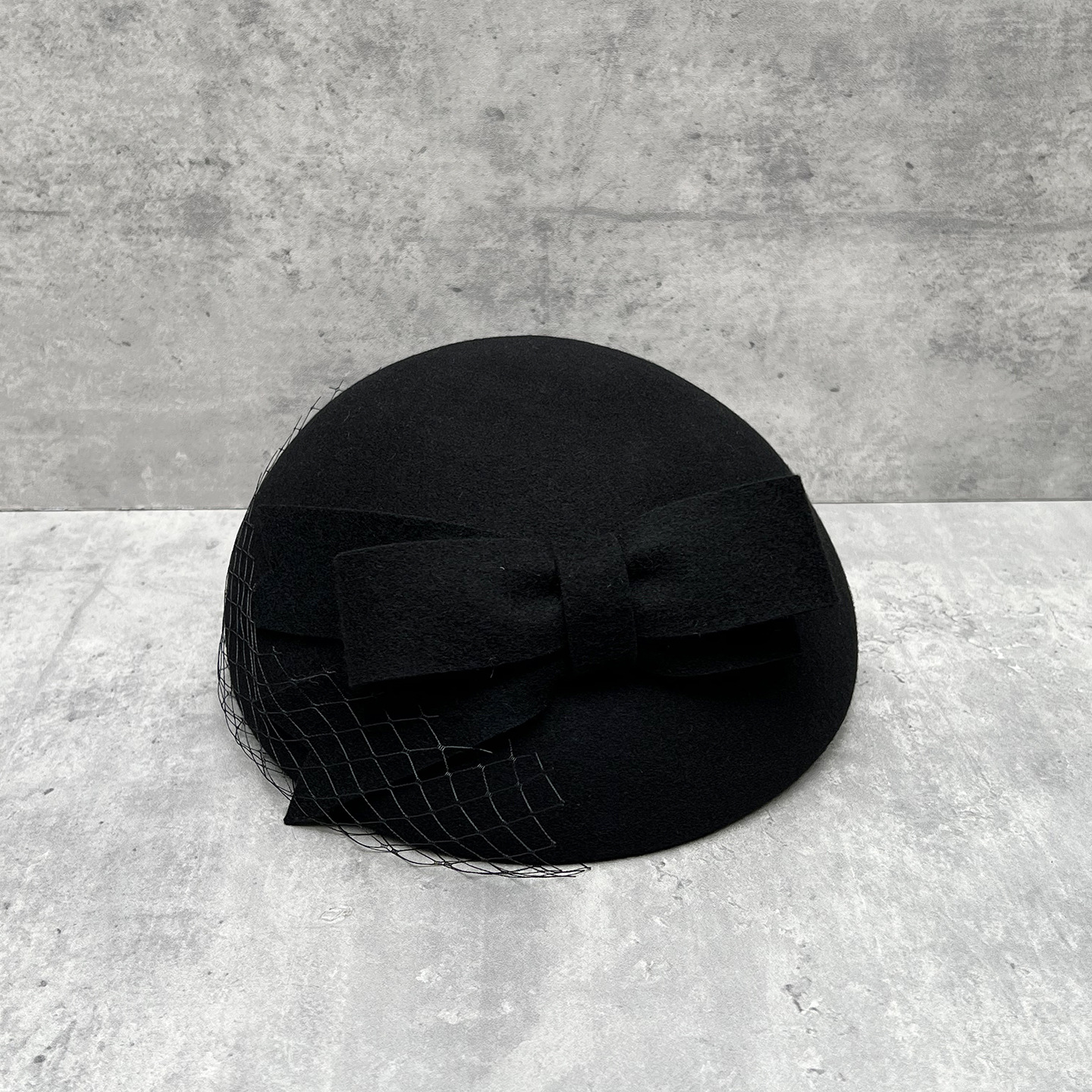 French Elegant Mesh-Bow Wool B - Beret French Wool 评论和价格