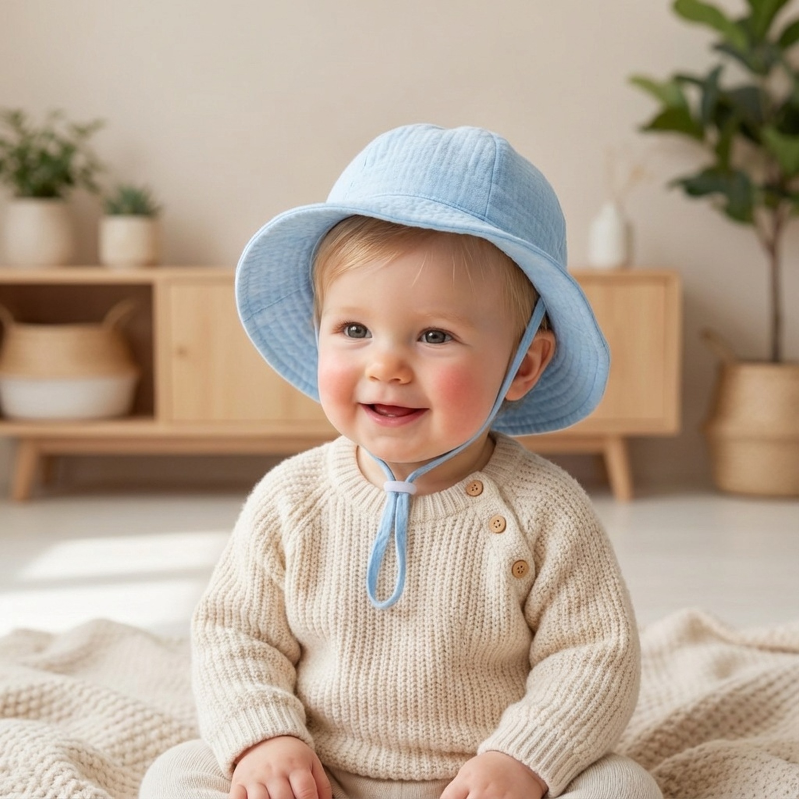 Kids' Baby Solid Color Soft Fo - Visor Sun Hat 评论和价格