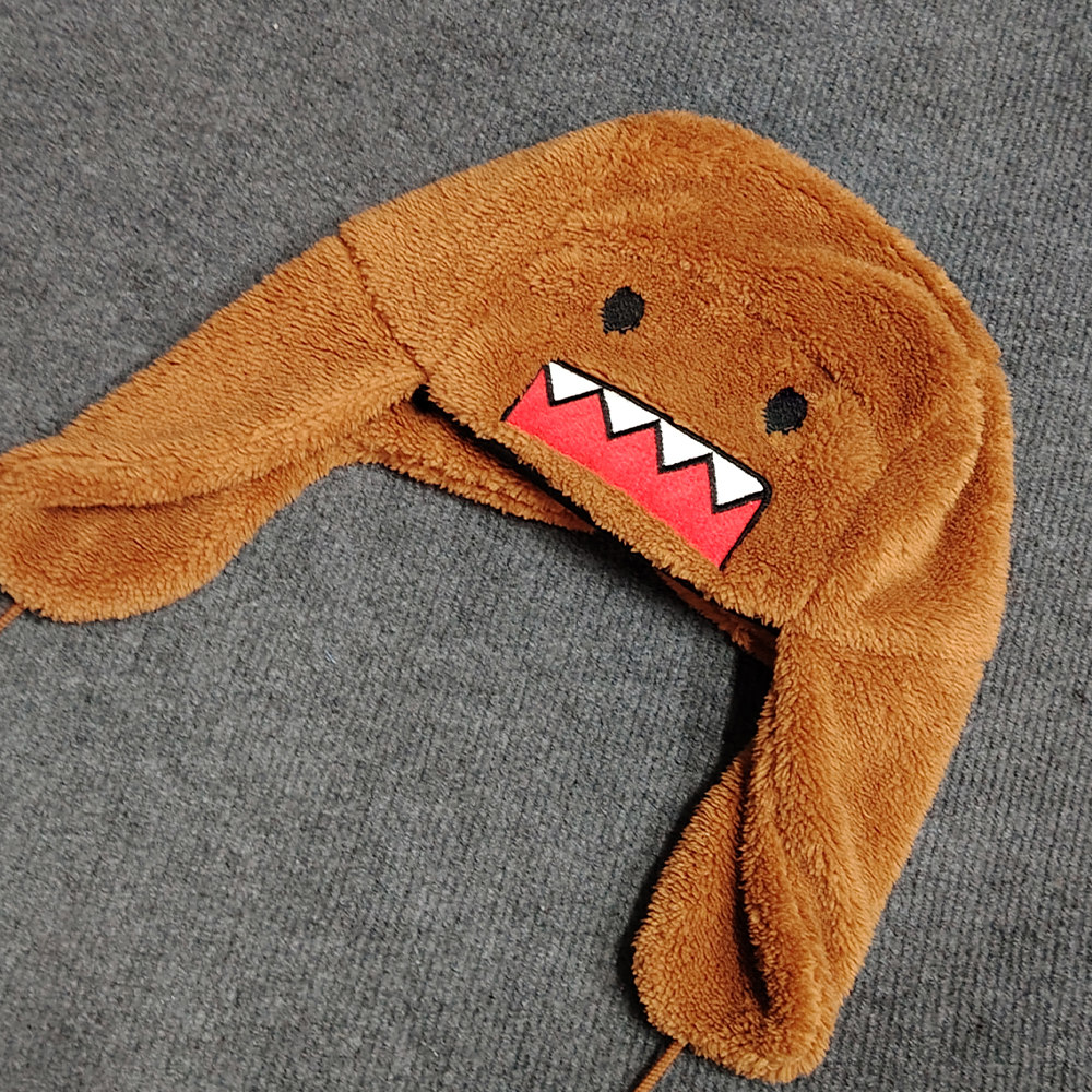 Cartoon Monster Faux Fur Trapp - Trapper Hat Ear Flap 评论和价格