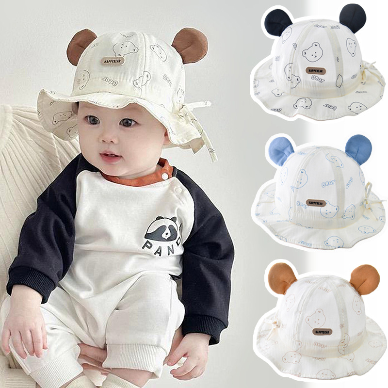 Cartoon Baby Fisherman Hat Cut - Bucket Hat Cotton 评论和价格