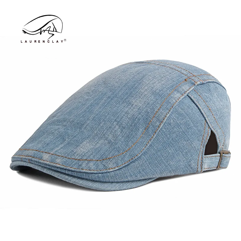 Denim Newsboy Hats Adjustable  - Newsboy Cap Ivy 评论和价格