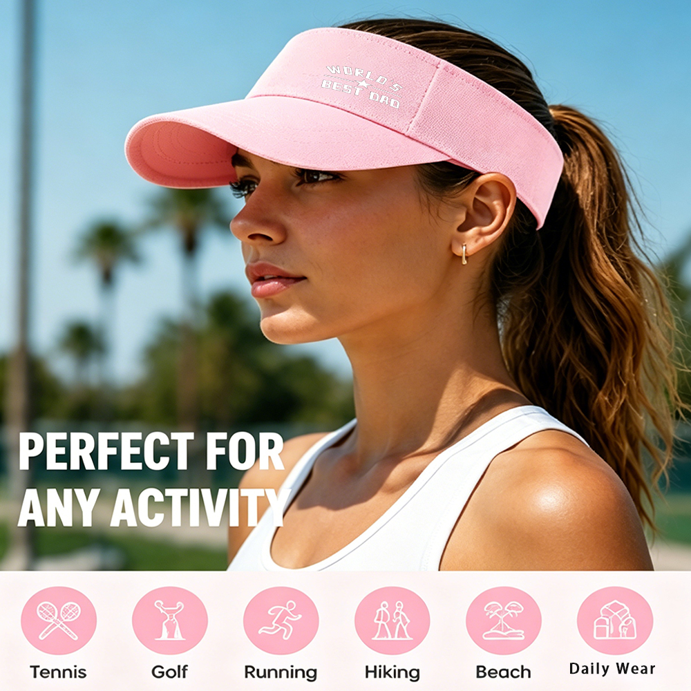 1PC Pink Unisex World's Best D - Golf Cap Dad 评论和价格