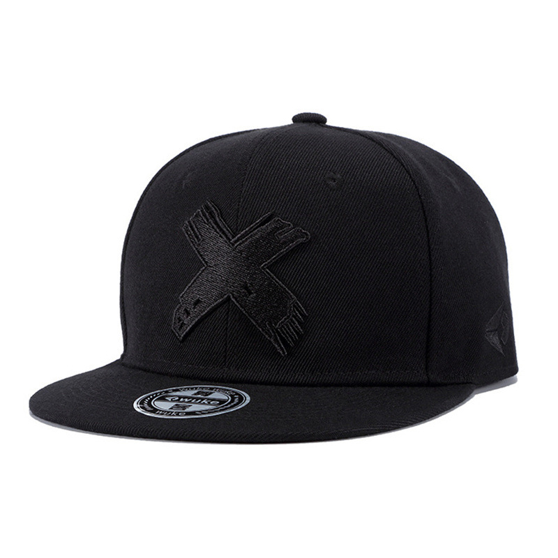 Letter X 3D Embroidered Flat-B - Snapback Hat Flat 评论和价格