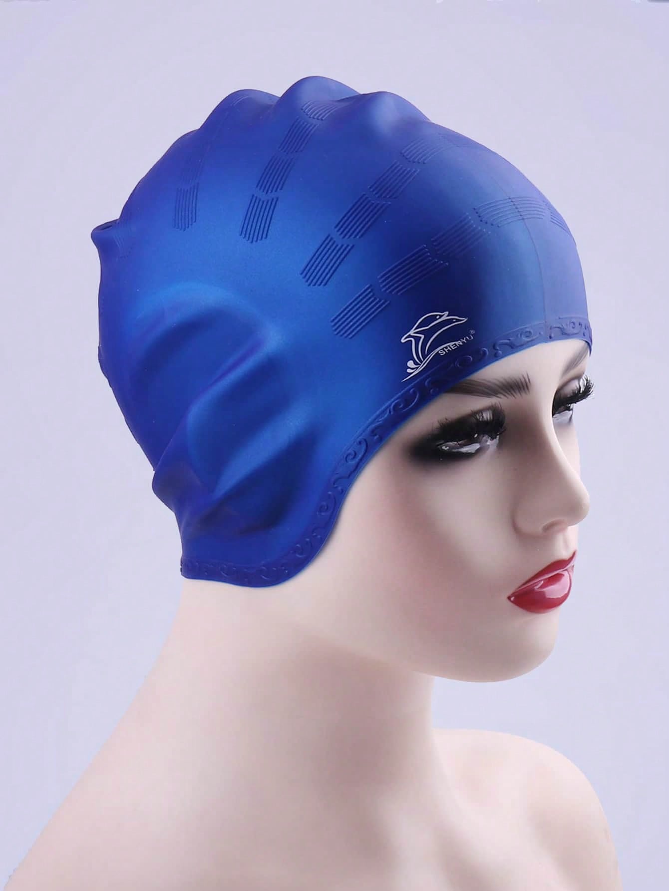 Silicone Waterproof Swim Cap E - Swim Hat Silicone 评论和价格