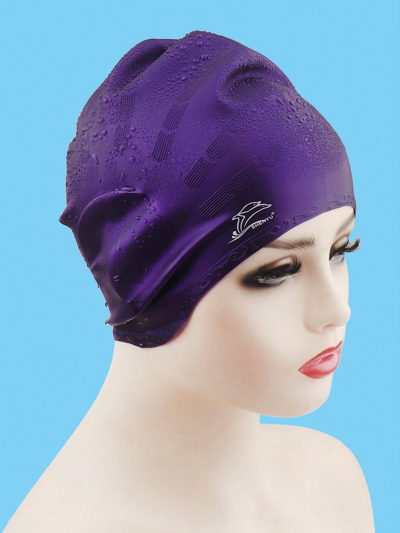 Silicone Waterproof Swim Cap E - Swim Hat Silicone 评论和价格