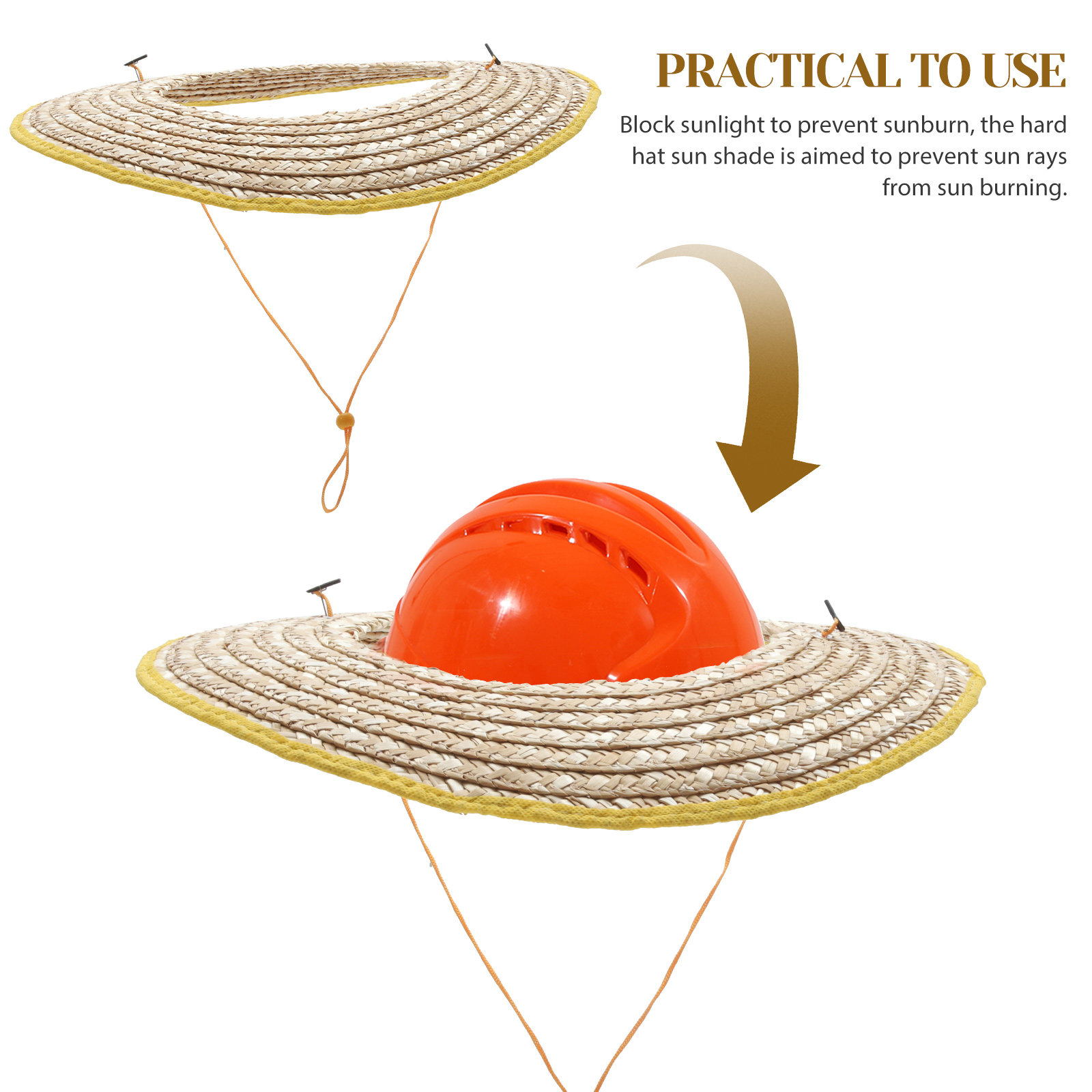 2Pcs Hard Hat Sun Shade Full B - Visor Sun Hat 评论和价格