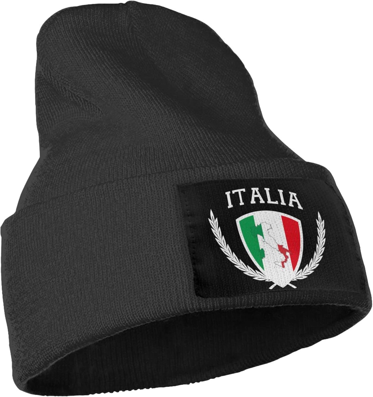 Italia Italy Italian Flag Knit - Beanie Cuffed Knit 评论和价格