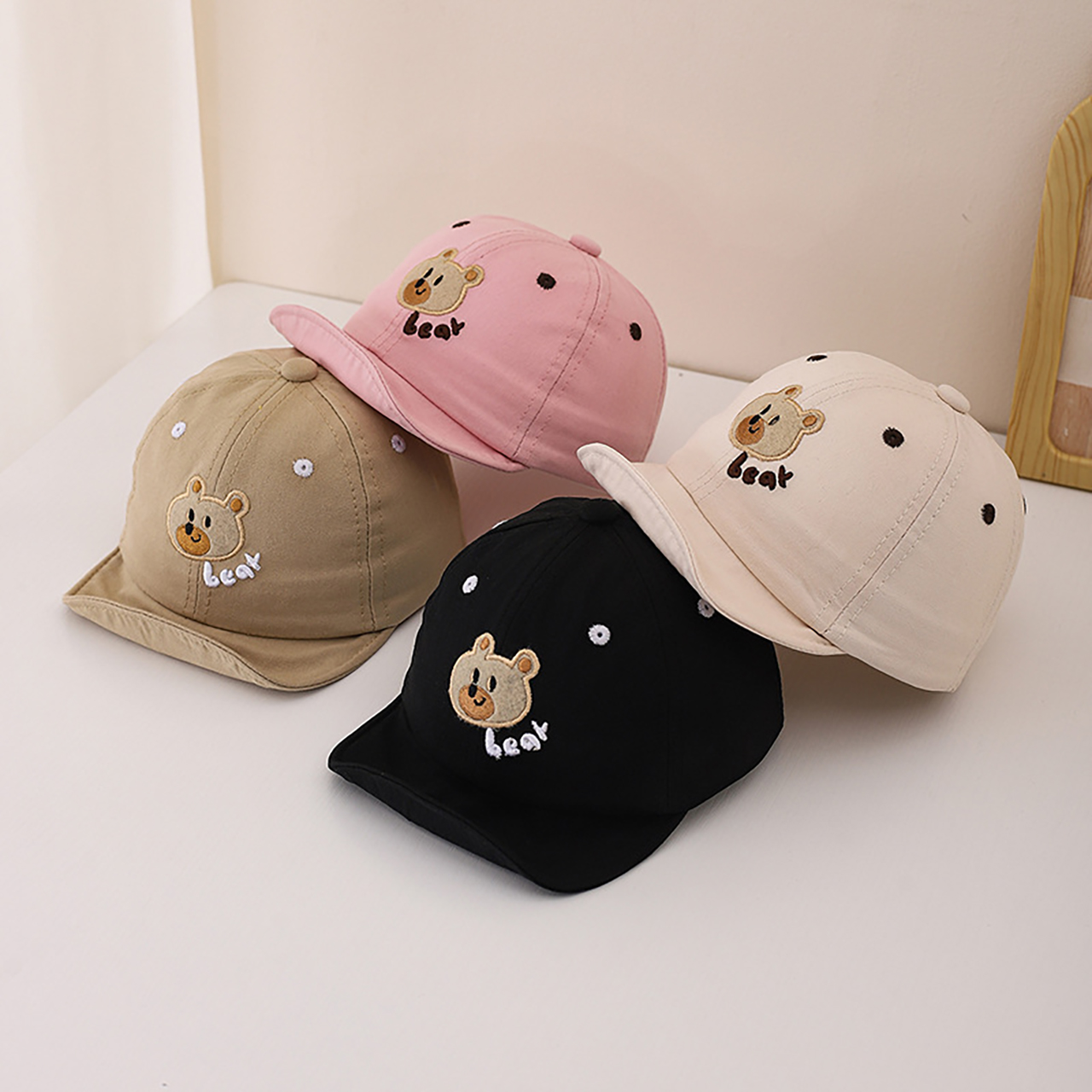 Cute Baby Peaked Hat Soft Brim - Visor Sun Hat 评论和价格