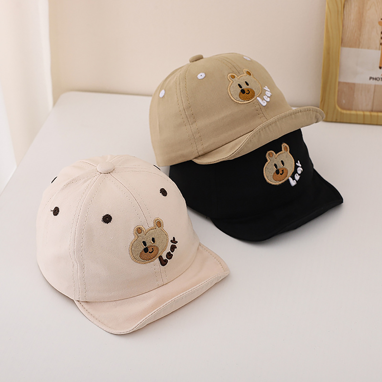 Cute Baby Peaked Hat Soft Brim - Visor Sun Hat 评论和价格