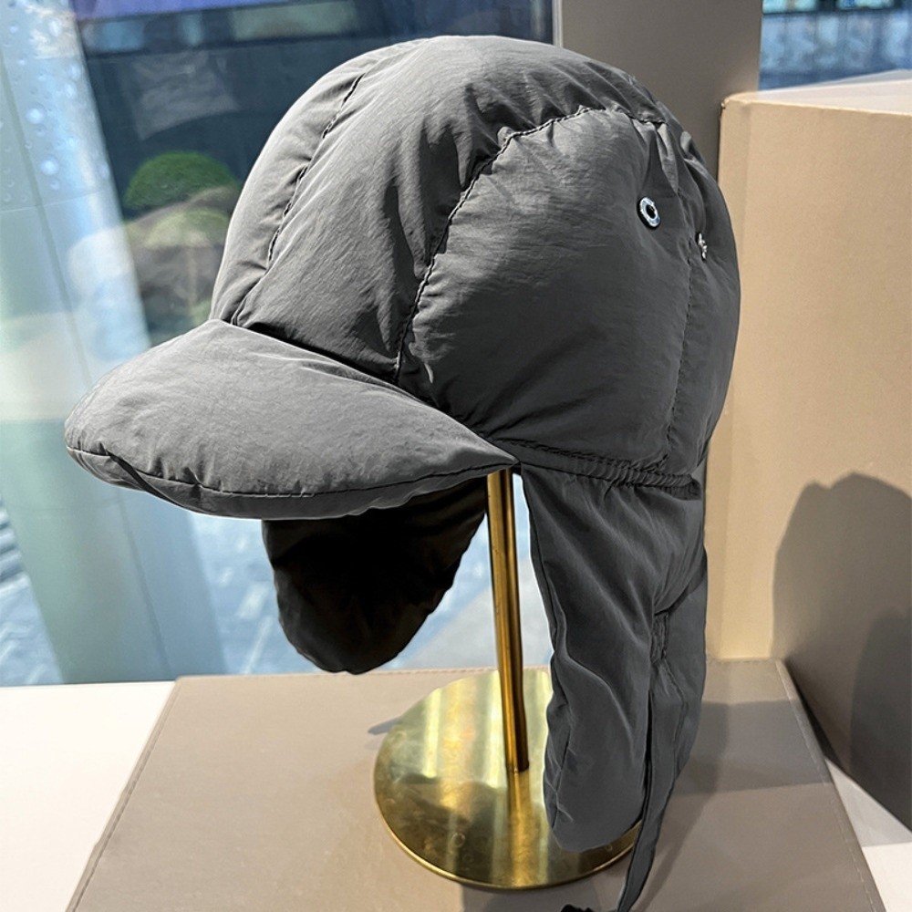 Solid Color Padded Bomber Hats - Trapper Hat Ear Flap 评论和价格