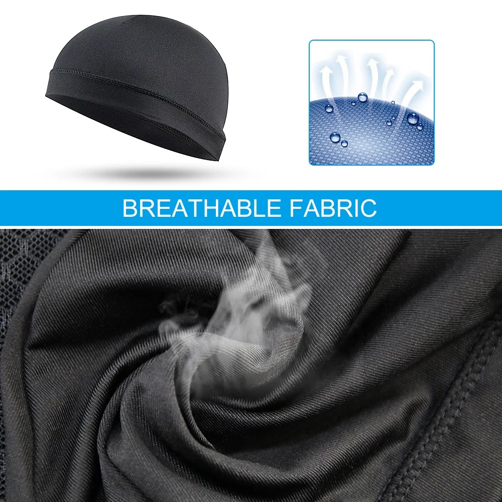 1PC Cooling Skull Cap For Men  - Skull Cap Helmet Liner 评论和价格