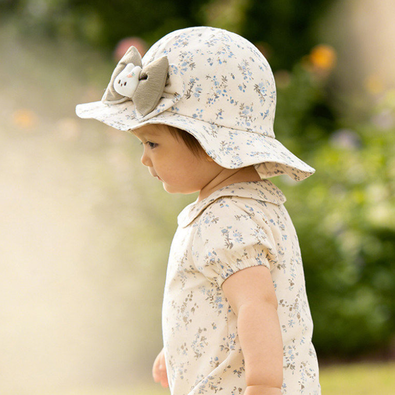 Baby Ruffle Brim Basin Cap Spr - Bucket Hat Cotton 评论和价格
