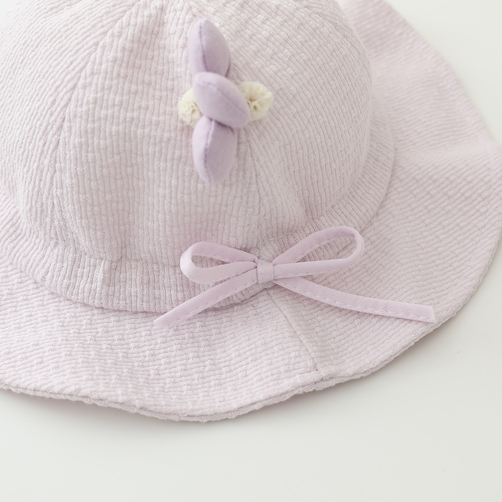 Baby Girls Sun Hat 48cm 6-24 M - Bucket Hat Cotton 评论和价格