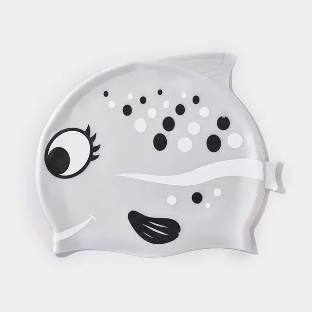 Cute Elastic Children's Swimmi - Swim Hat Silicone 评论和价格