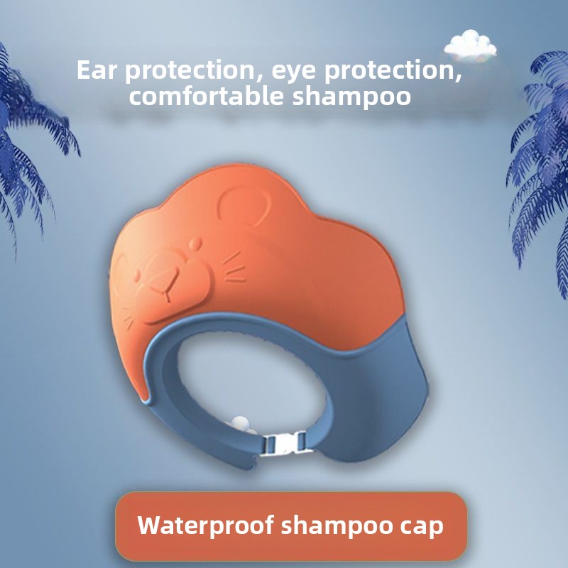 Kids Waterproof Shower Cap Bab - Swim Hat Silicone 评论和价格
