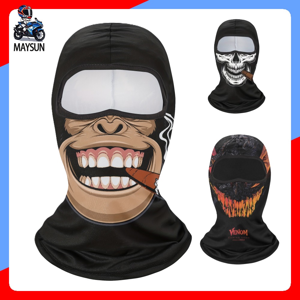 Outdoor Sunscreen New Venom Sk - Skull Cap Helmet Liner 评论和价格