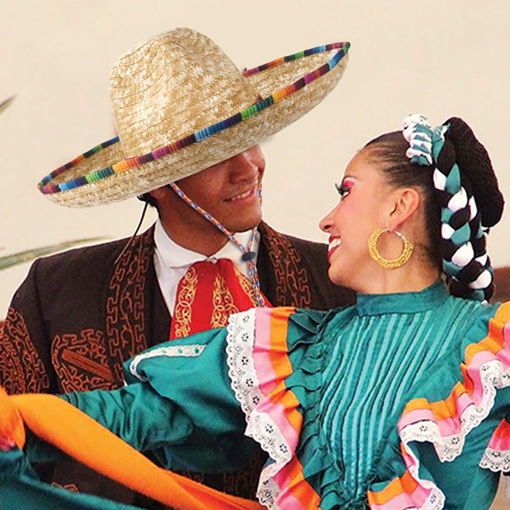 Mexican Sombrero Hat Straw Wea - Sun Hat Wide Brim 评论和价格