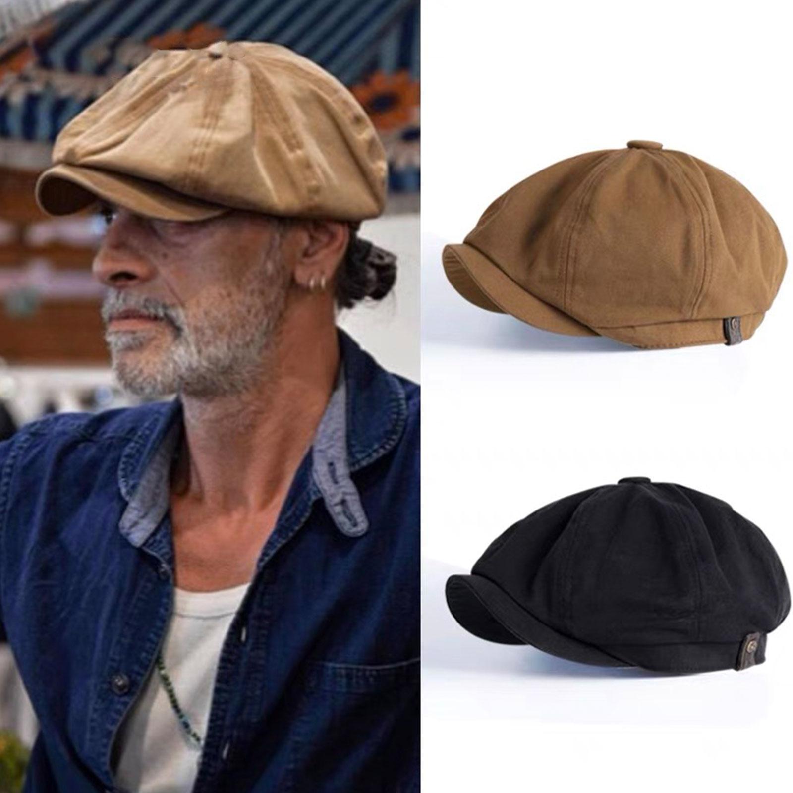 British Style Newsboy Men Cott - Snapback Hat Flat 评论和价格