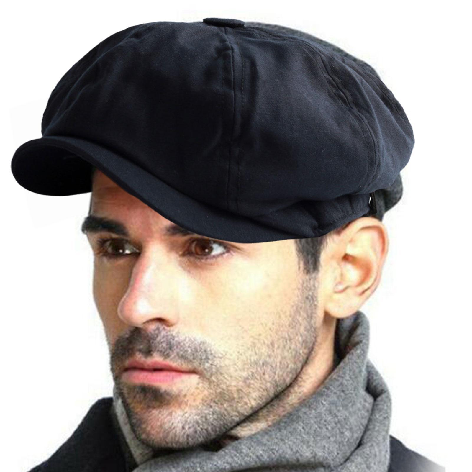 British Style Newsboy Men Cott - Snapback Hat Flat 评论和价格
